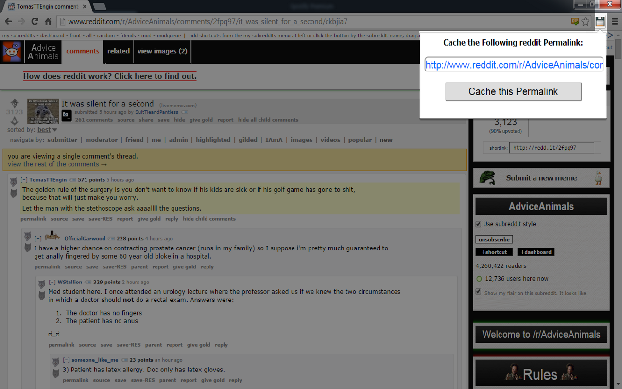 Un-Delete reddit Comments截图1