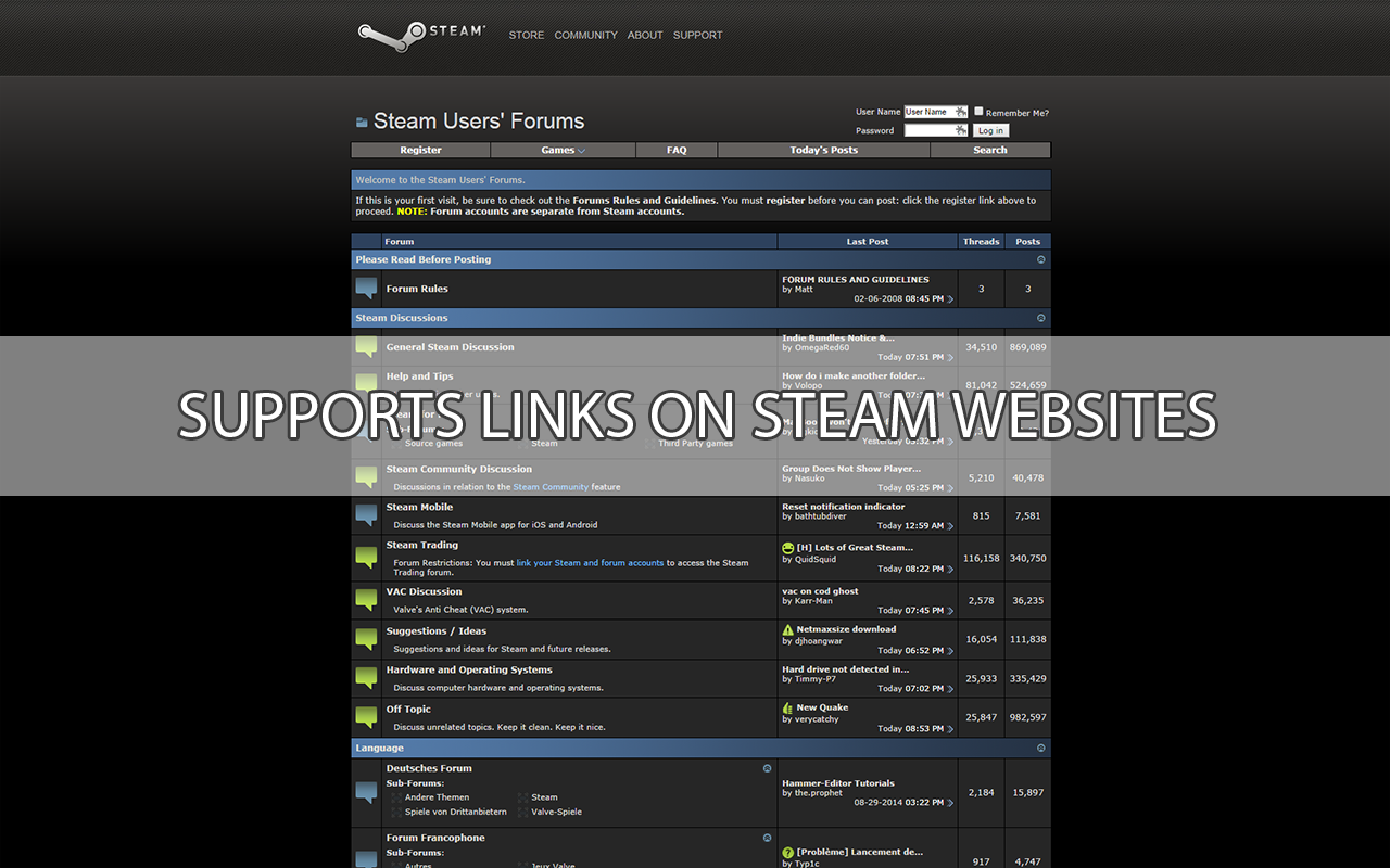 Steam Web Filter Bypasser截图1