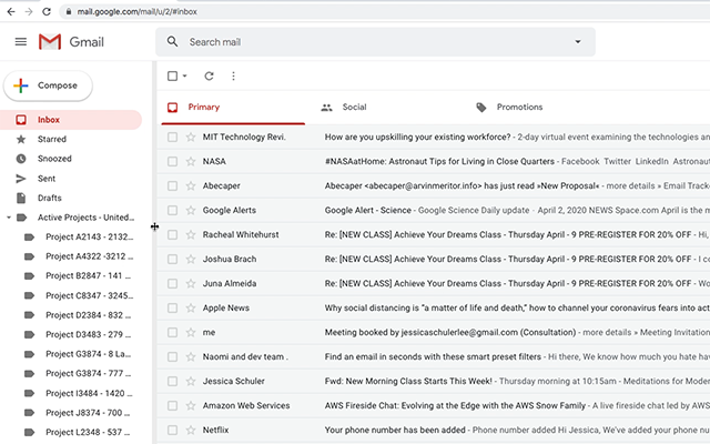 Resize Gmail Sidebar by cloudHQ截图4