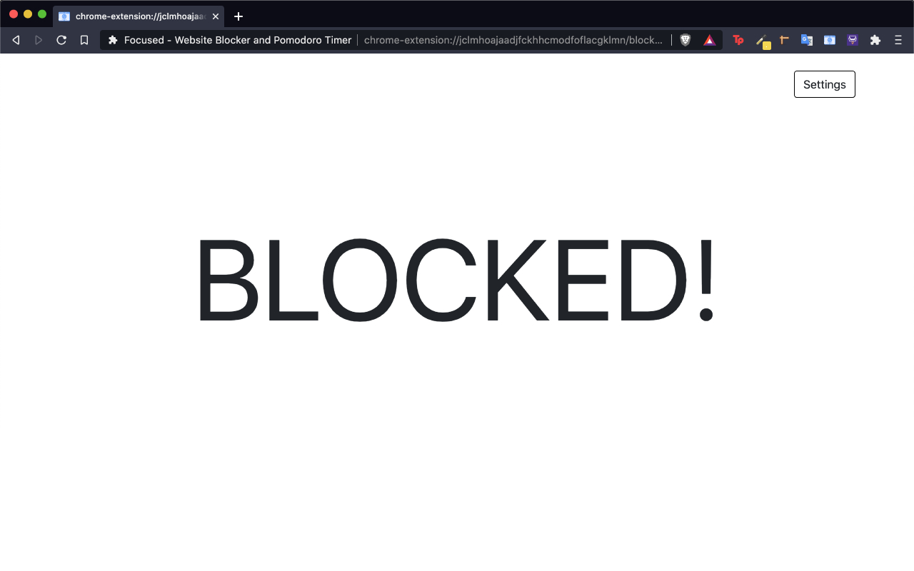 Focused - Website Blocker截图2