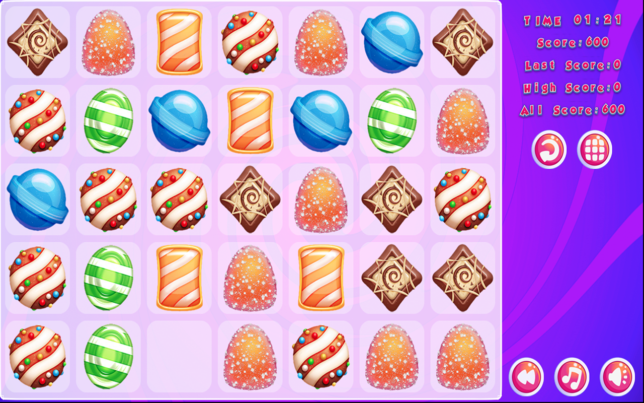 Candy Super Lines - Html5 Game截图1