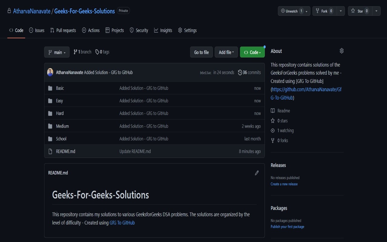GfG to GitHub截图4