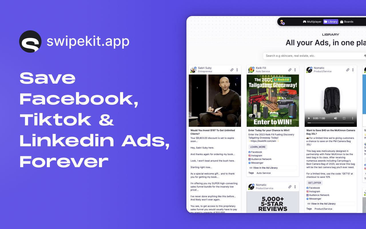 Ad Library downloader截图2