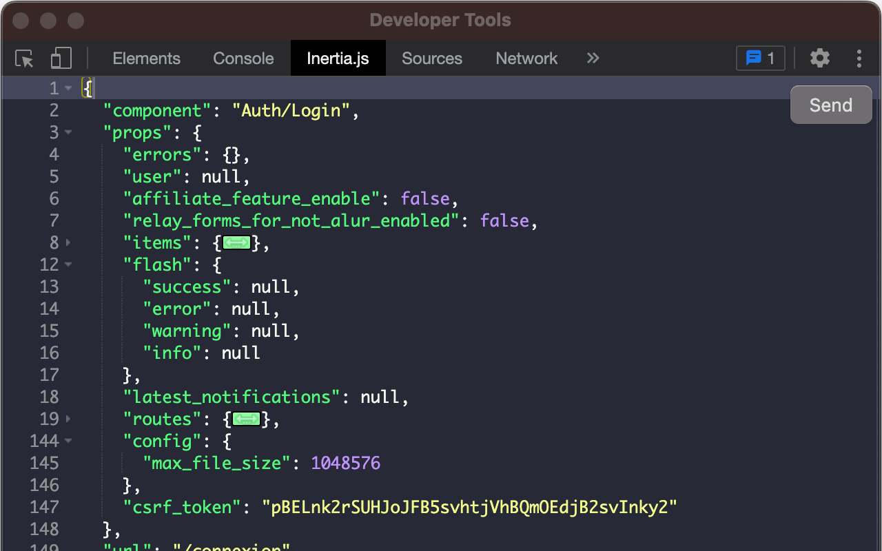 Inertia.js devtools截图1