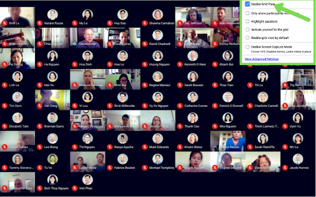 Grid View for Google Meet (fixed)截图2