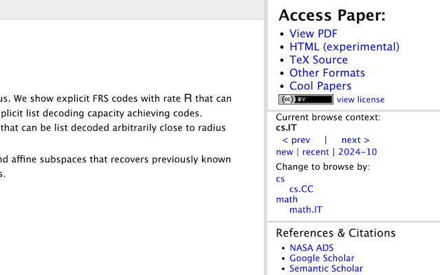 Cool Papers Redirector截图1