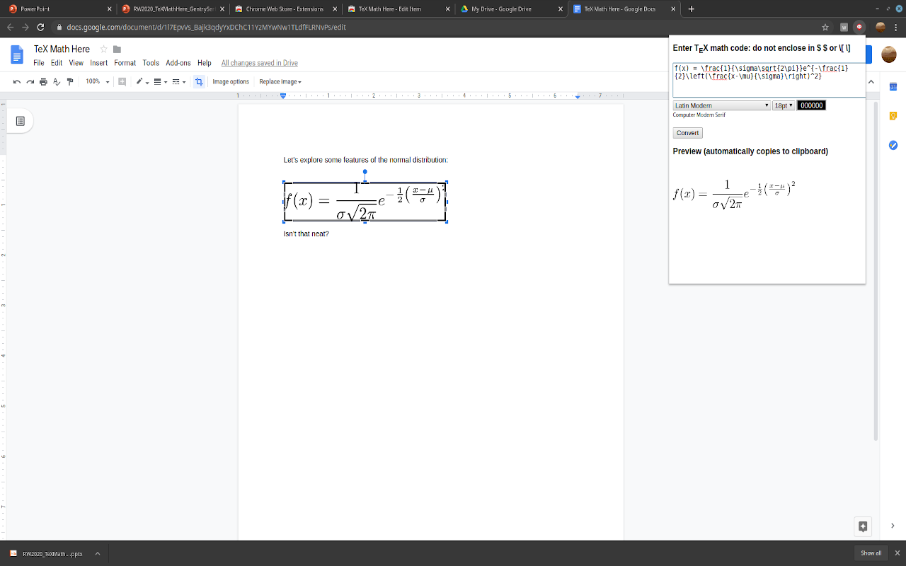 TeX Math Here截图1