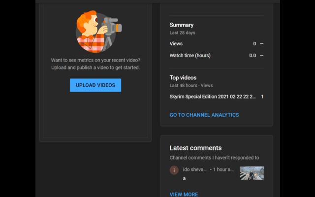 No Youtube Studio Comment Widget截图2