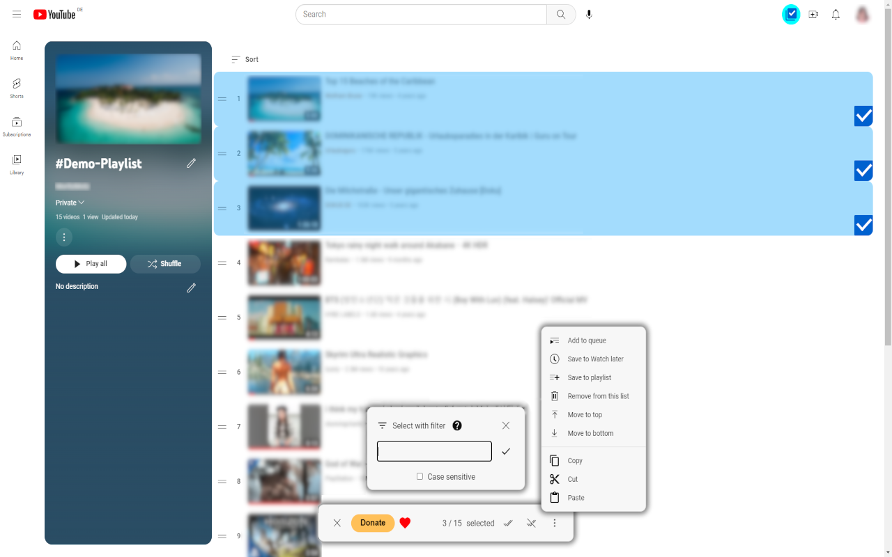 YouTube™ 的多种选择截图1