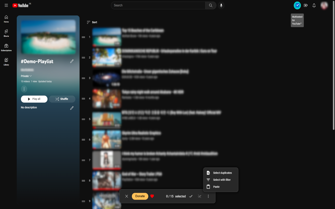 YouTube™ 的多种选择截图3