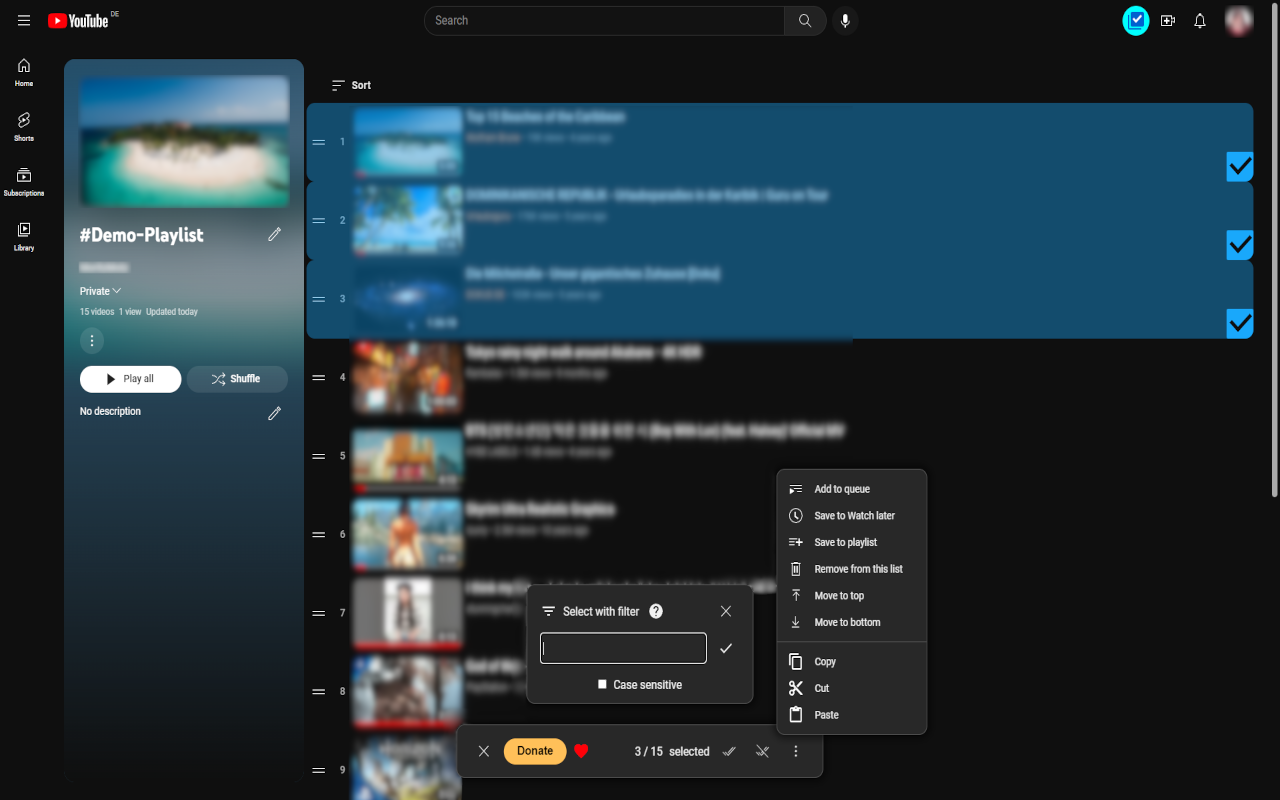 YouTube™ 的多种选择截图5