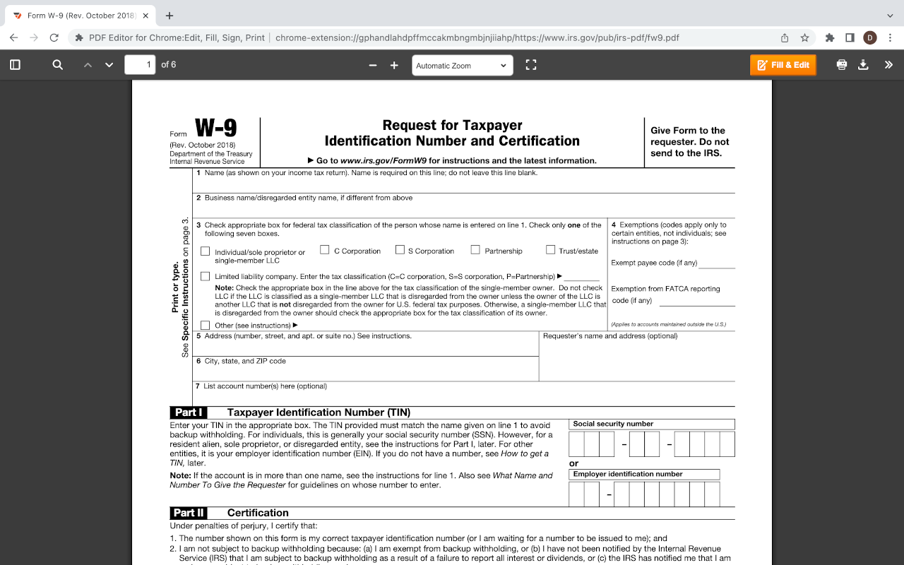 PDF Editor for Chrome:Edit, Fill, Sign, Print截图3