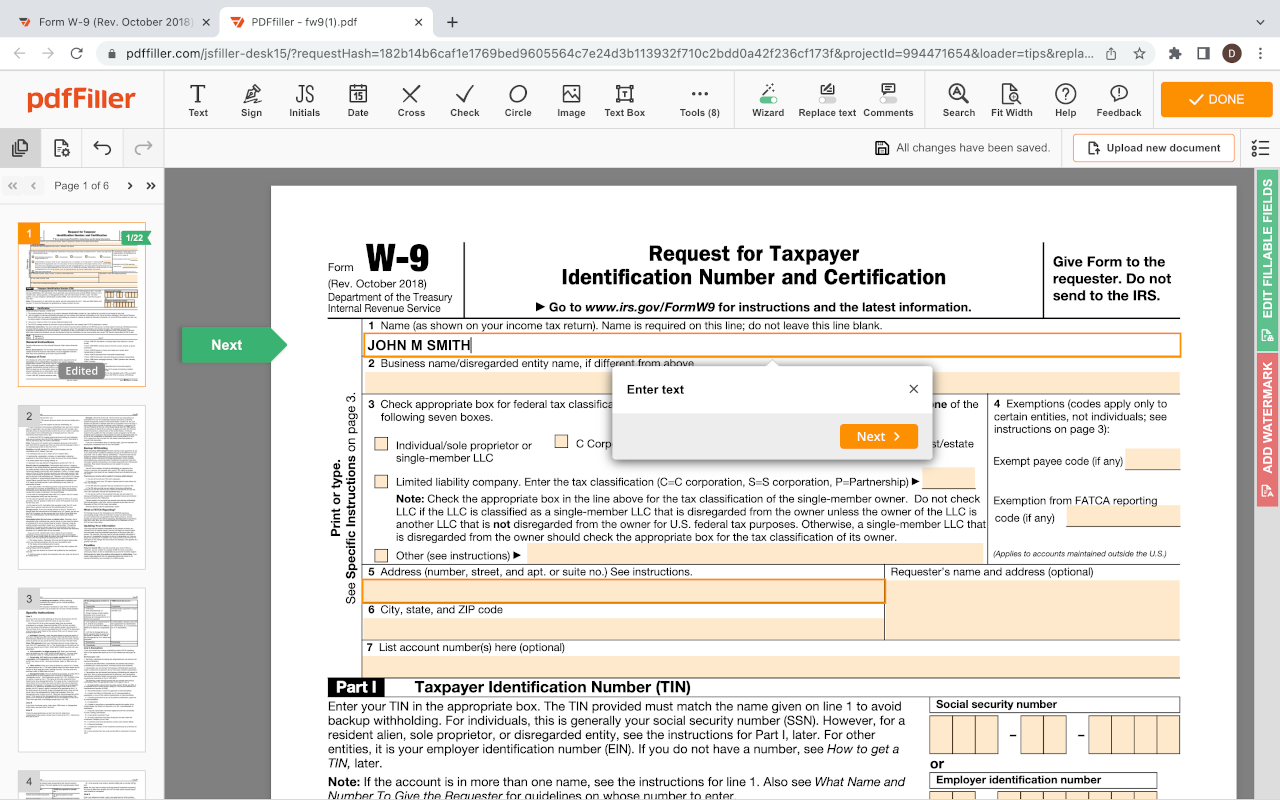 PDF Editor for Chrome:Edit, Fill, Sign, Print截图4