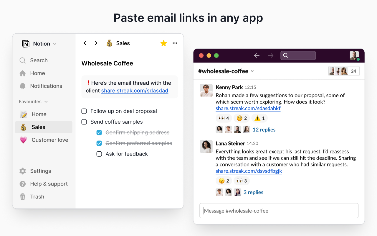 Streak Email Sharing for Gmail截图4