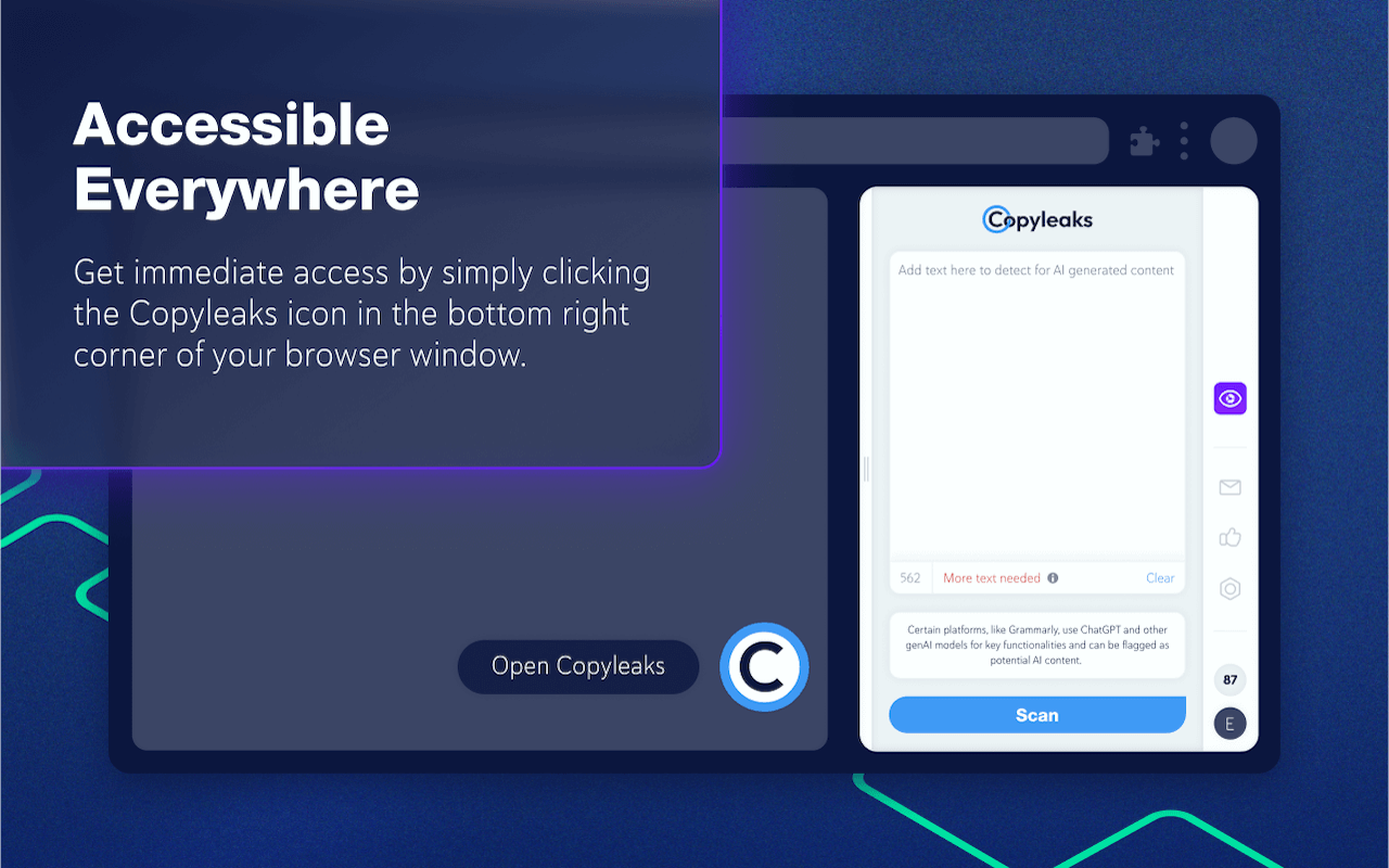 AI Content Detector - Copyleaks截图1