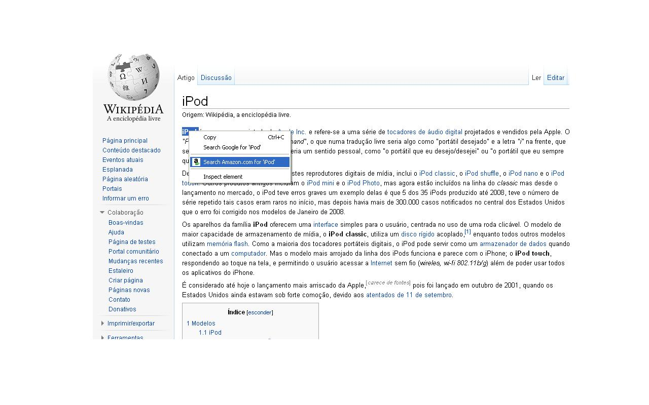 Amazonia Right Click Search - Amazon Co UK截图1