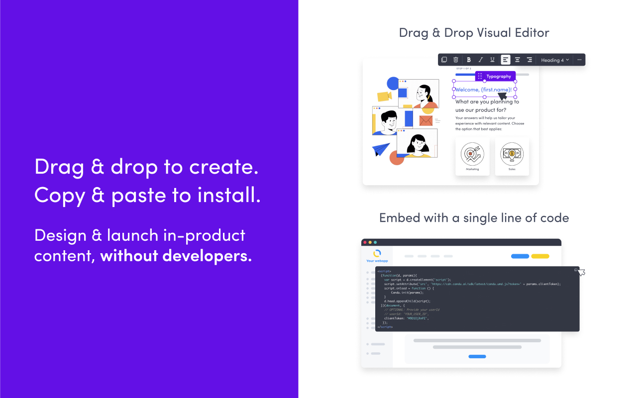 Candu for Chrome: Launch Product Experiences截图2