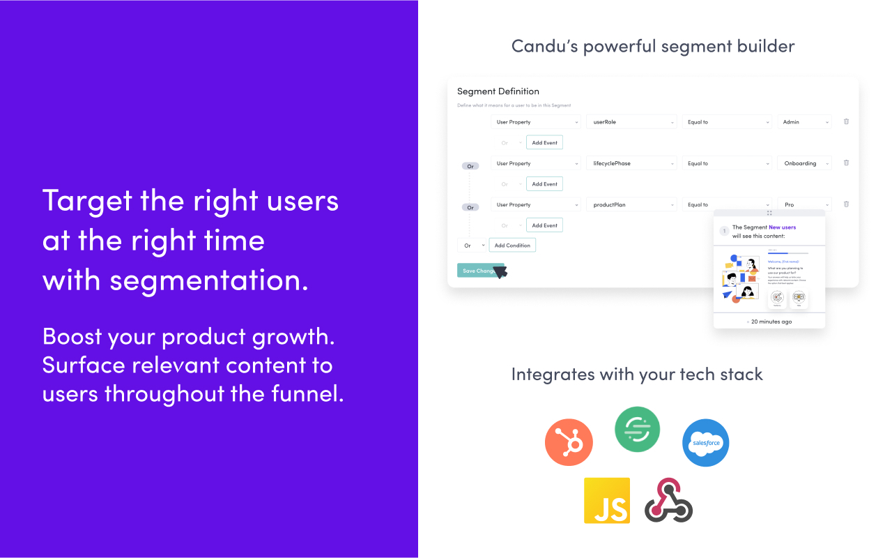 Candu for Chrome: Launch Product Experiences截图4