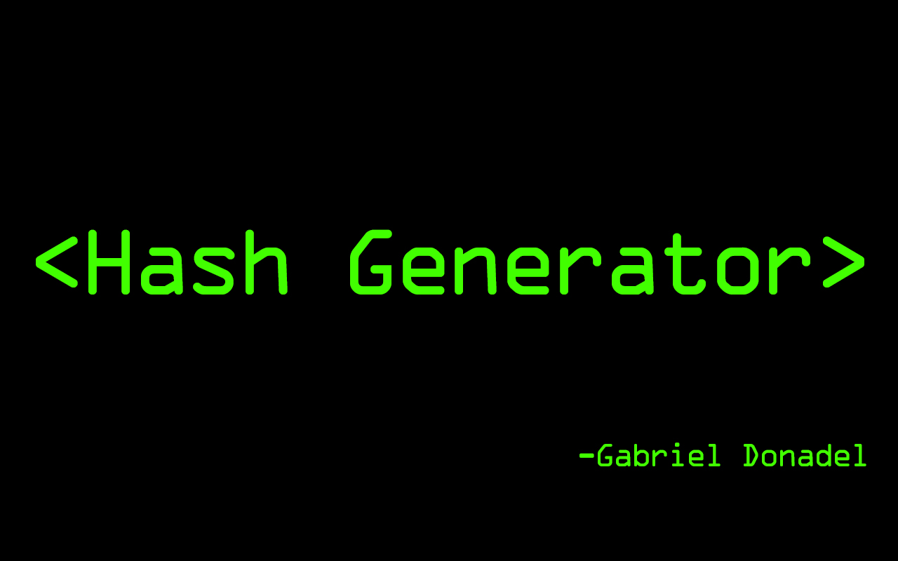 Hash Generator截图1