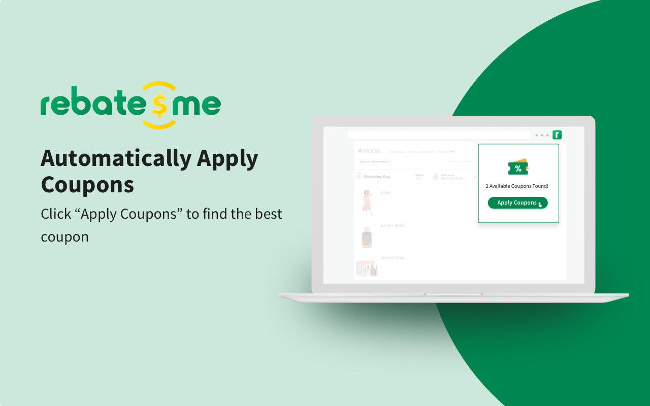 The RebatesMe Cash Back Button截图1