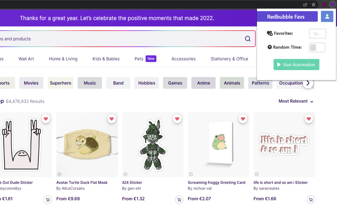 Redbubble Favs Automata截图3