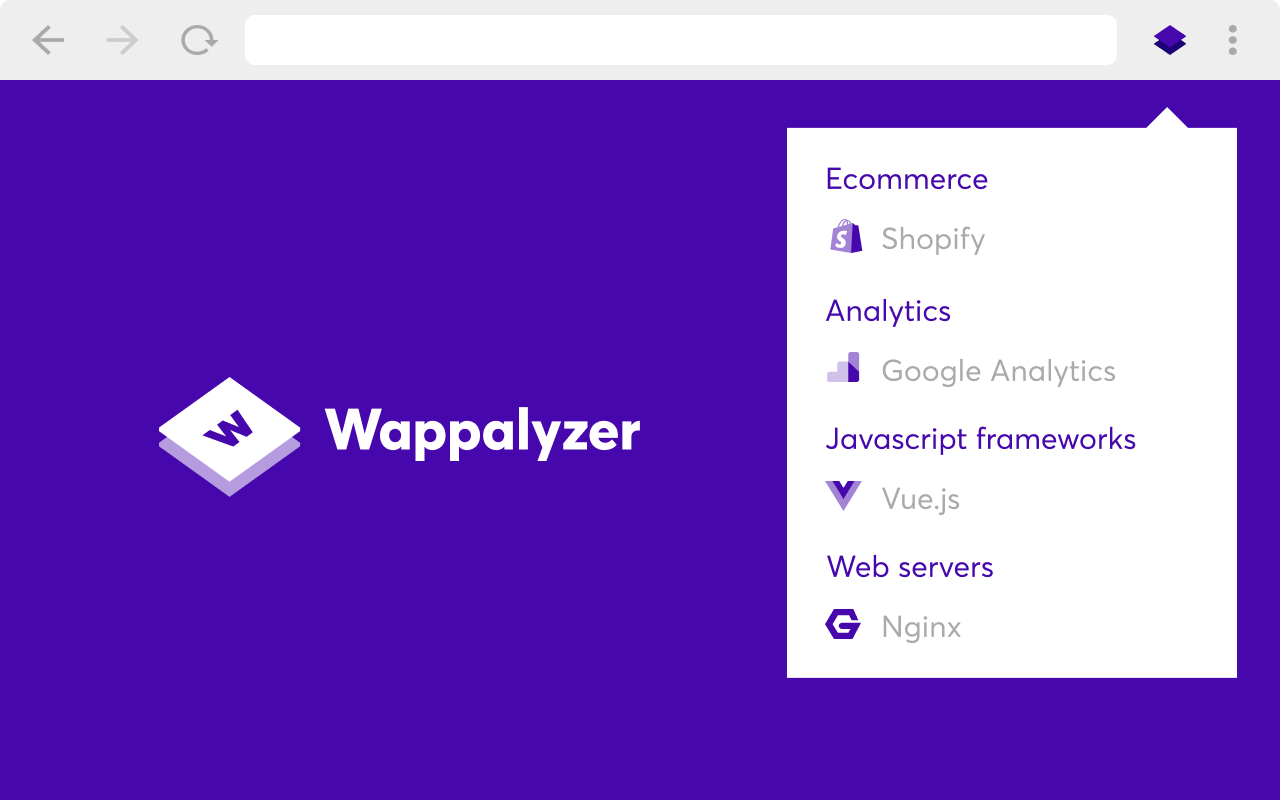 Wappalyzer - Technology profiler截图1