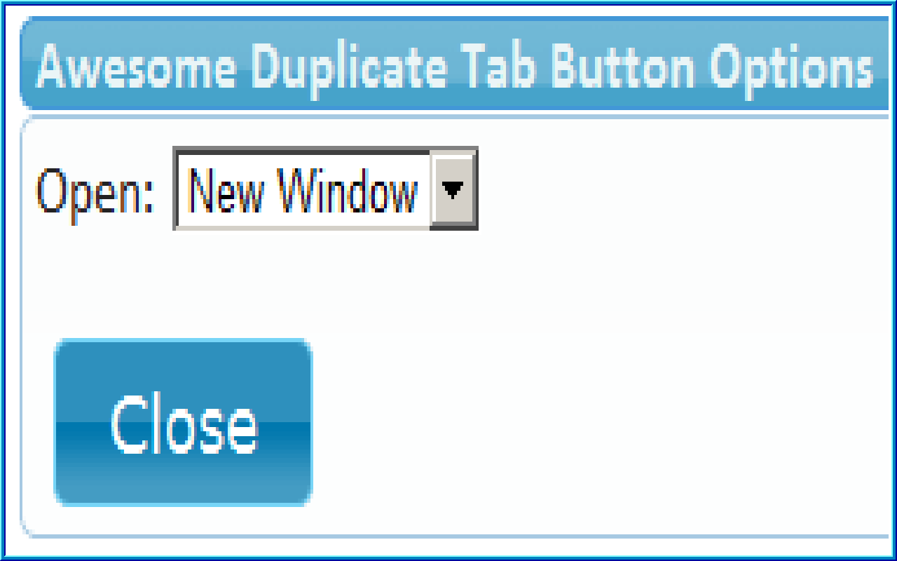 Awesome Duplicate Tab Button截图1