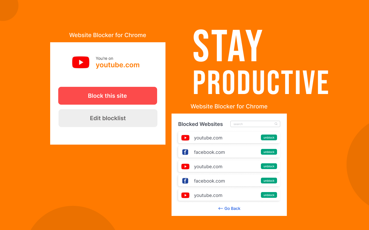 Website Blocker for Chrome™截图2