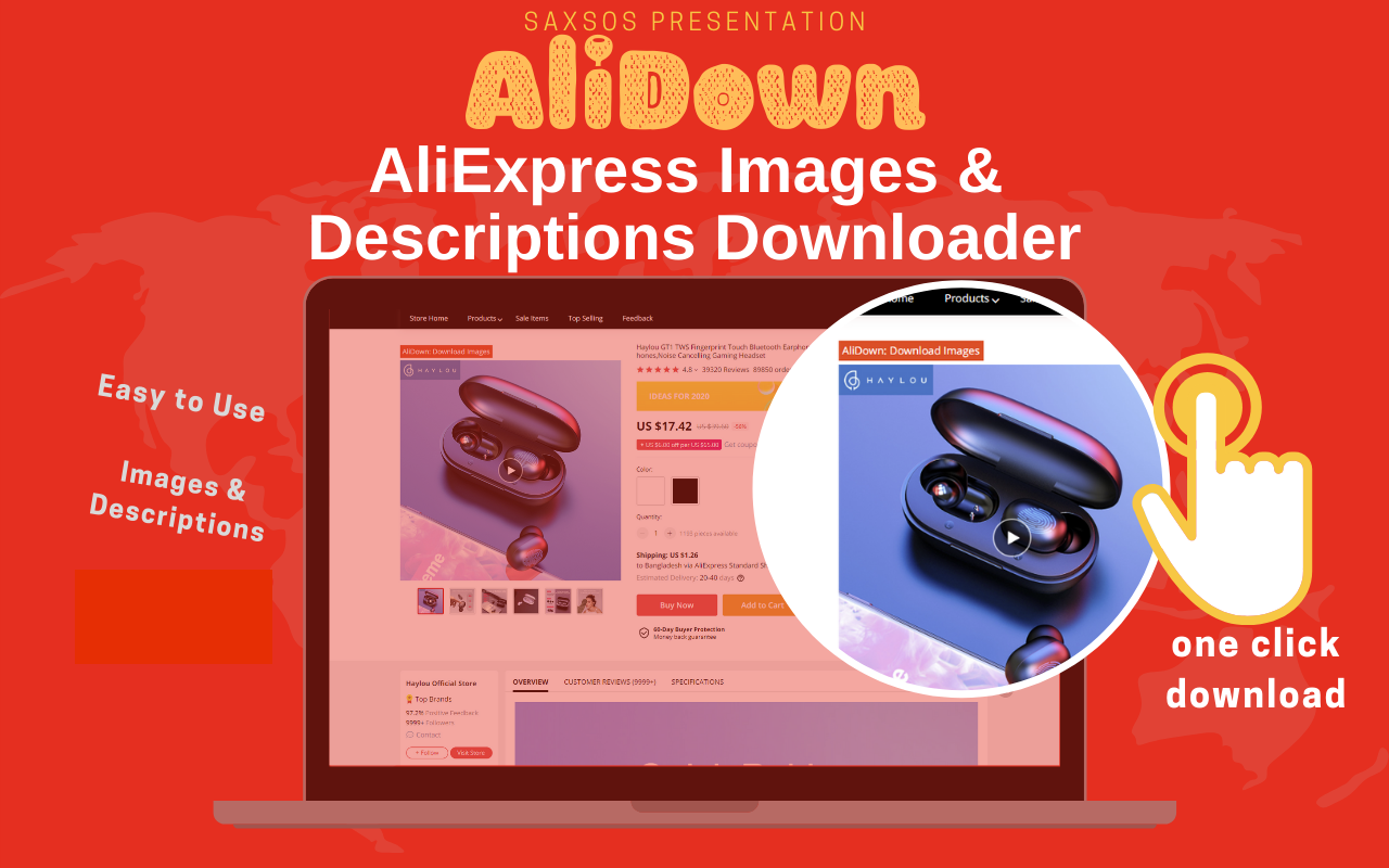 AliDown - Aliexpress & AliBaba Images & Videos Downloader截图1
