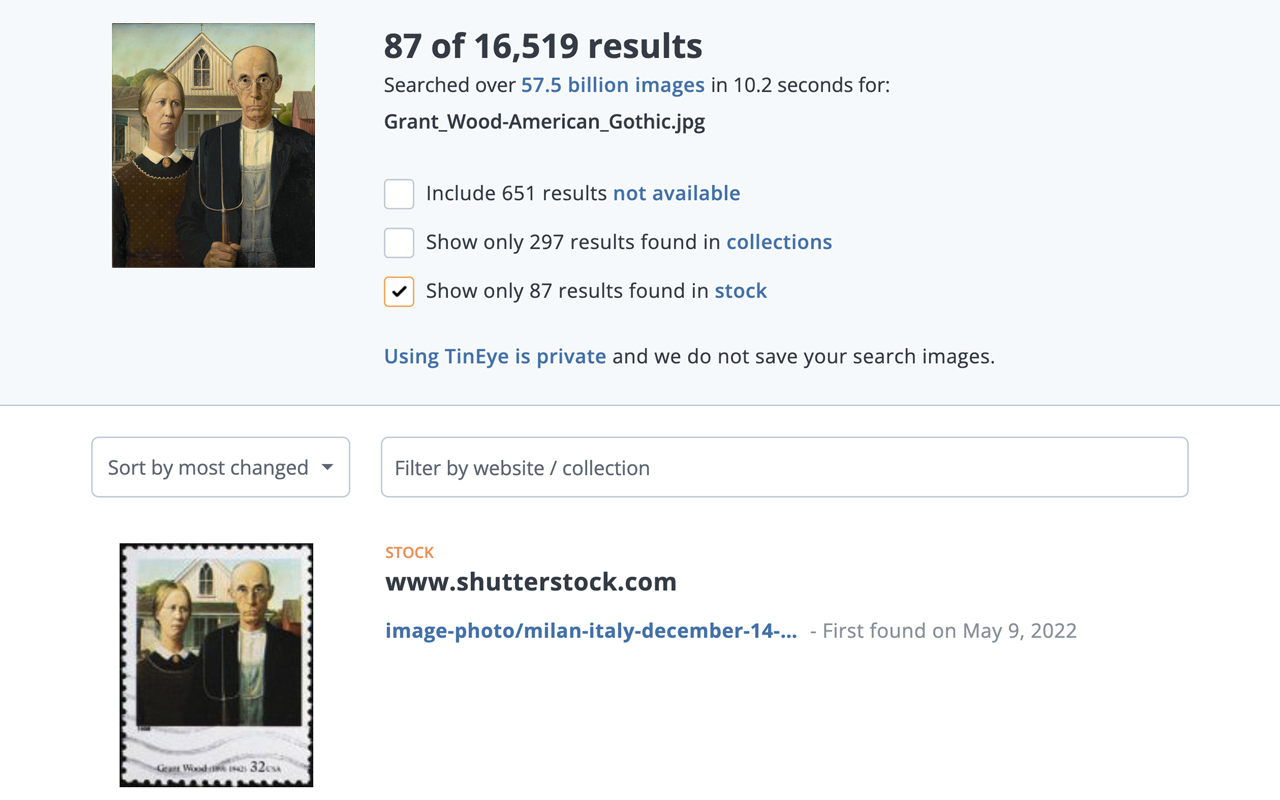 TinEye Reverse Image Search截图1