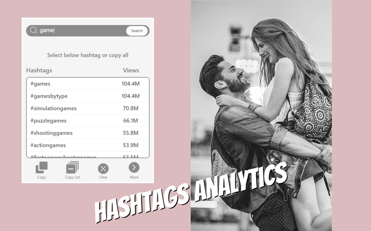 TikTok Hashtags工具 - Hashtags Browser截图2