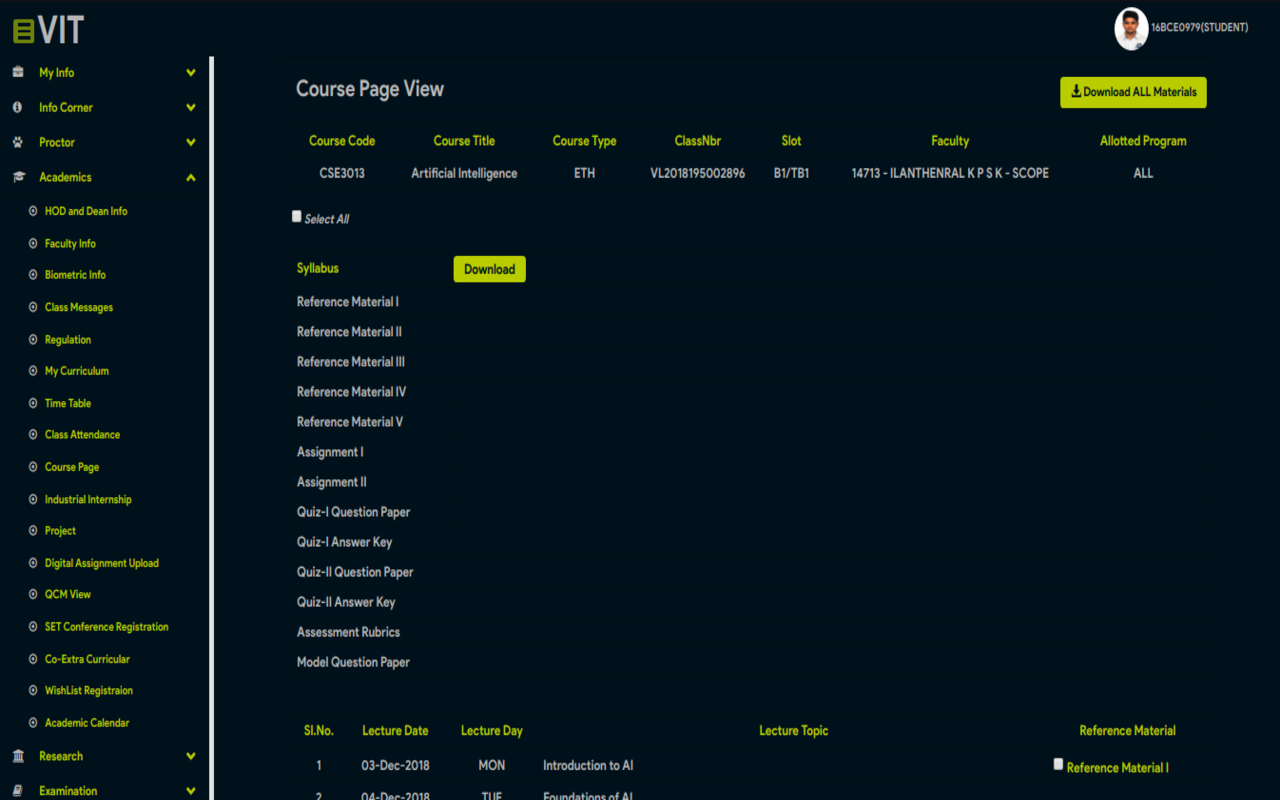 Enhancer for VIT Vellore Academics截图5