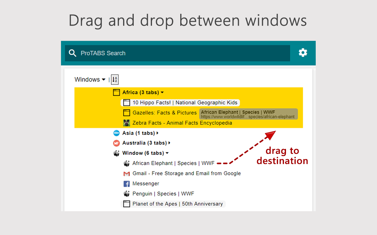 ProTABS - The Tab Manager for Pros截图2