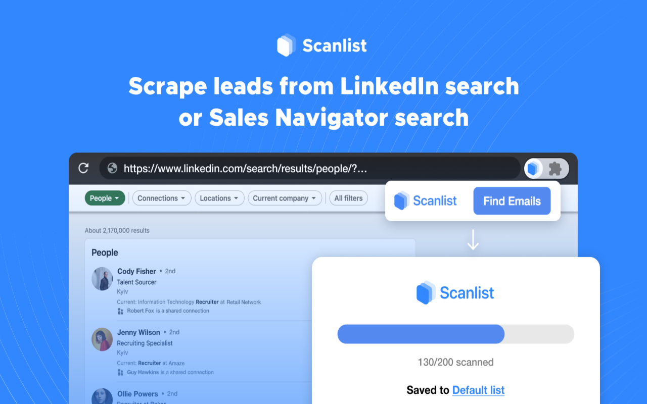 Scanlist: Email Finder & Sales Copy Generator截图4