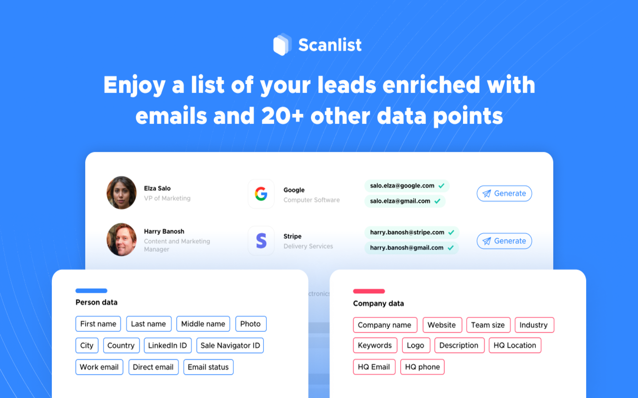 Scanlist: Email Finder & Sales Copy Generator截图5