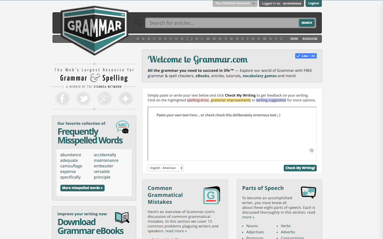 Grammar.com截图2