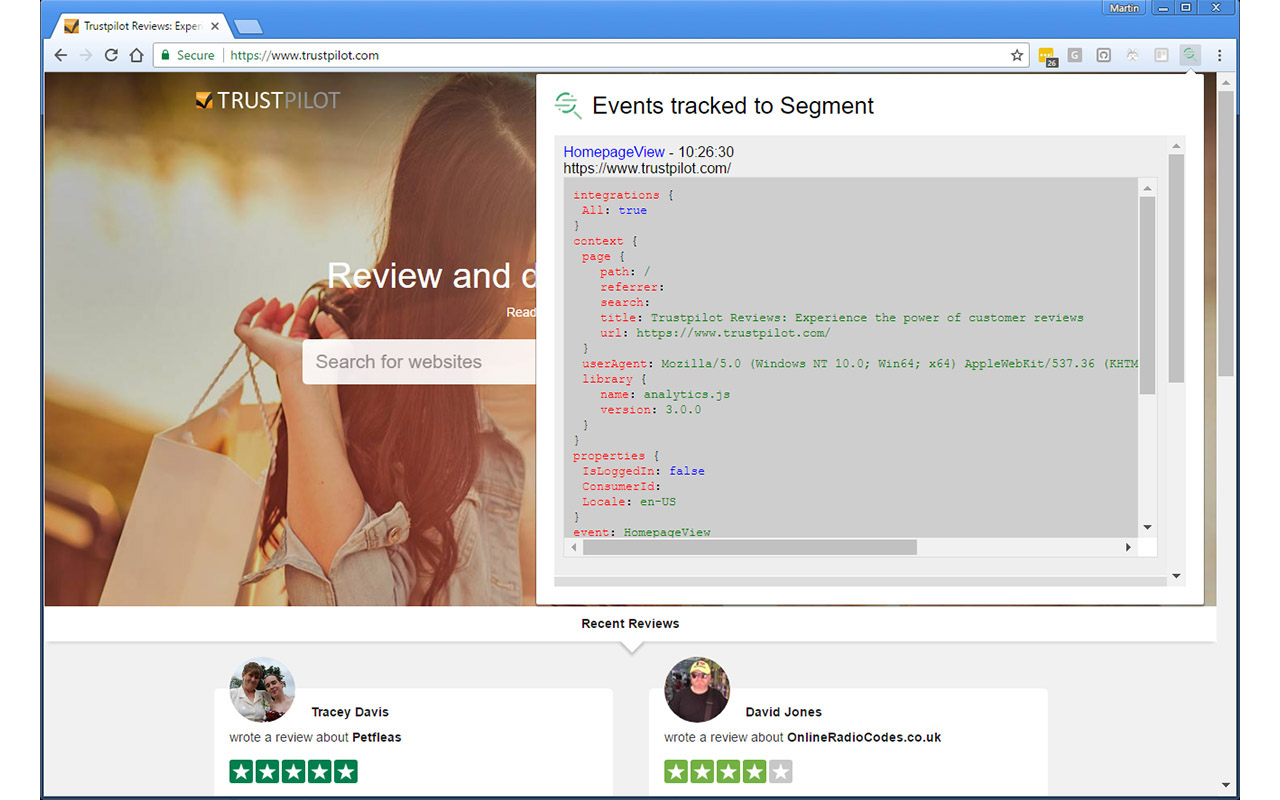 Segment Event Tracker截图1