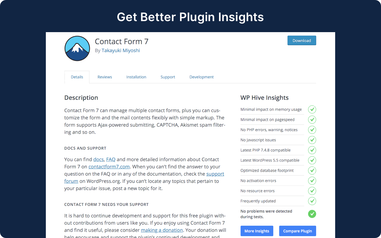 WP Hive | A Better WordPress Plugin Repo截图1