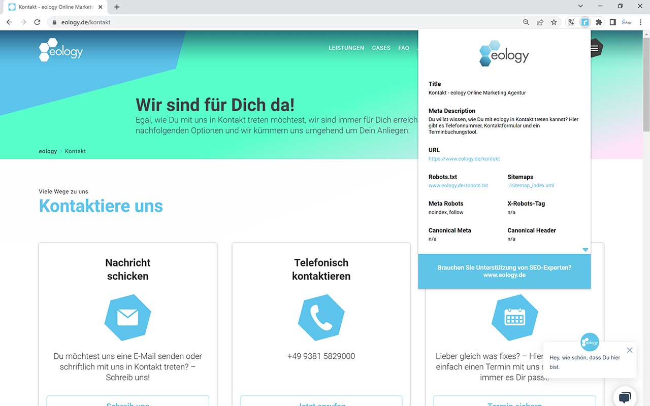 eology site metrics截图1