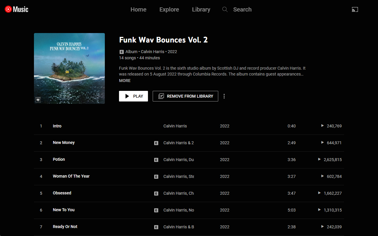 Playcount for YouTube™ Music截图3