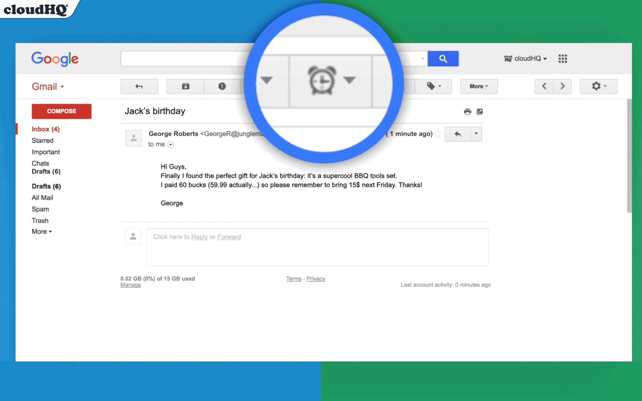 Snooze Email by cloudHQ截图2