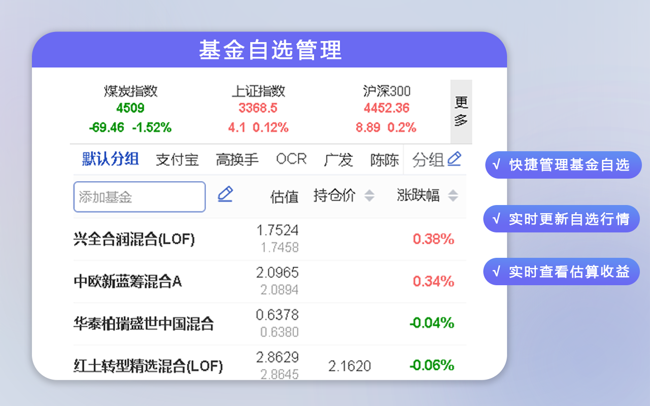 股票基金管家 - 上班盯盘助手截图4