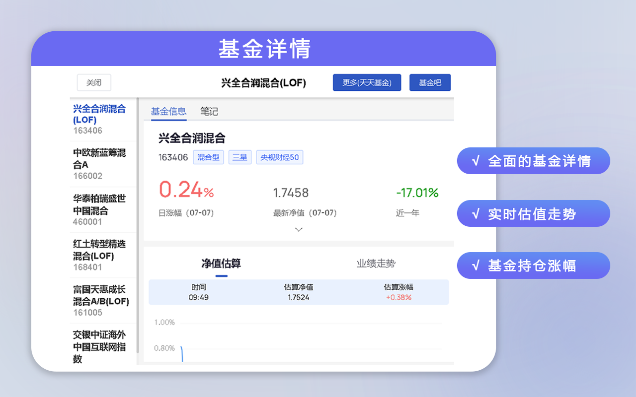 股票基金管家 - 上班盯盘助手截图5