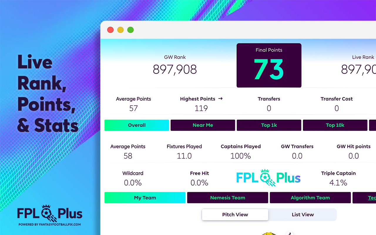 FPL Plus by fantasyfootballfix.com截图1