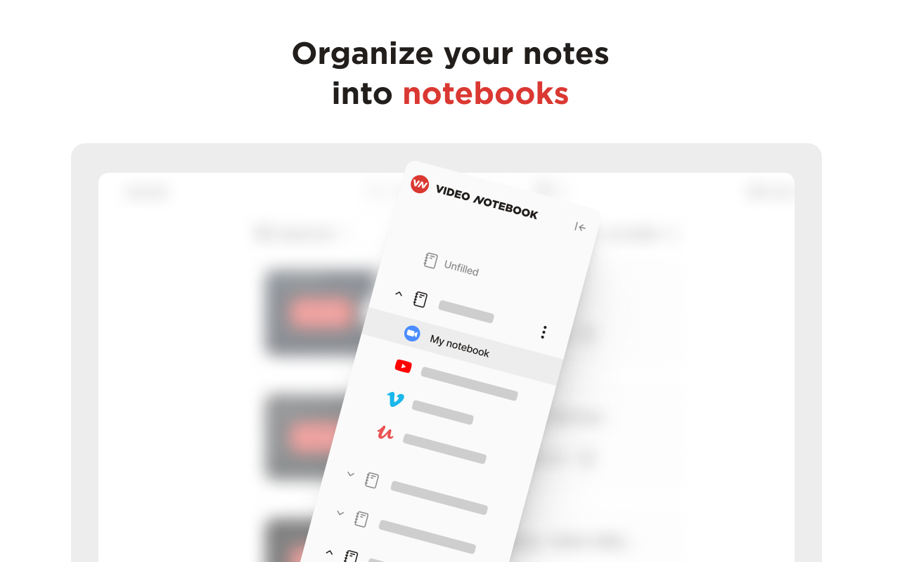 AI-powered Notes on Videos - Video Notebook截图1