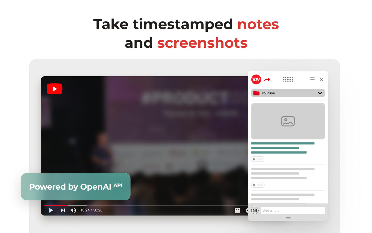 AI-powered Notes on Videos - Video Notebook截图3