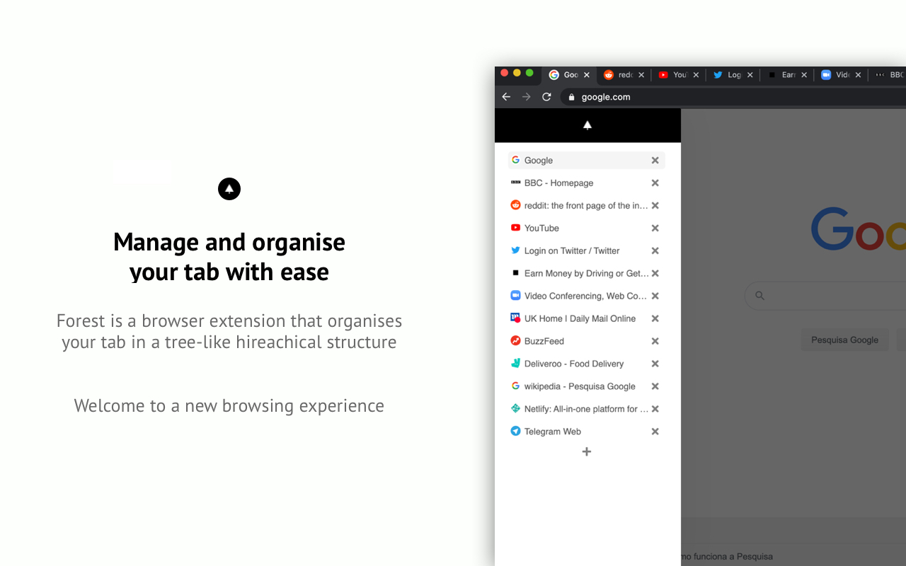 Forest: Tree Style Tab Manager截图2