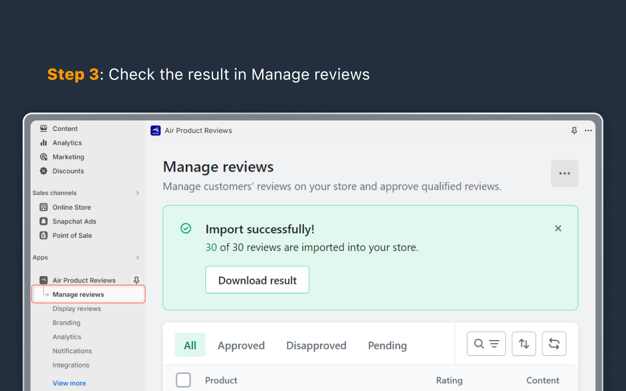 Air Reviews - Amazon Reviews Import截图1