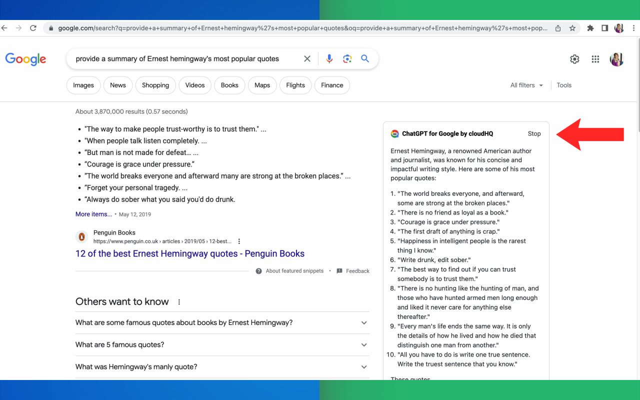 ChatGPT for Google cloudHQ截图2