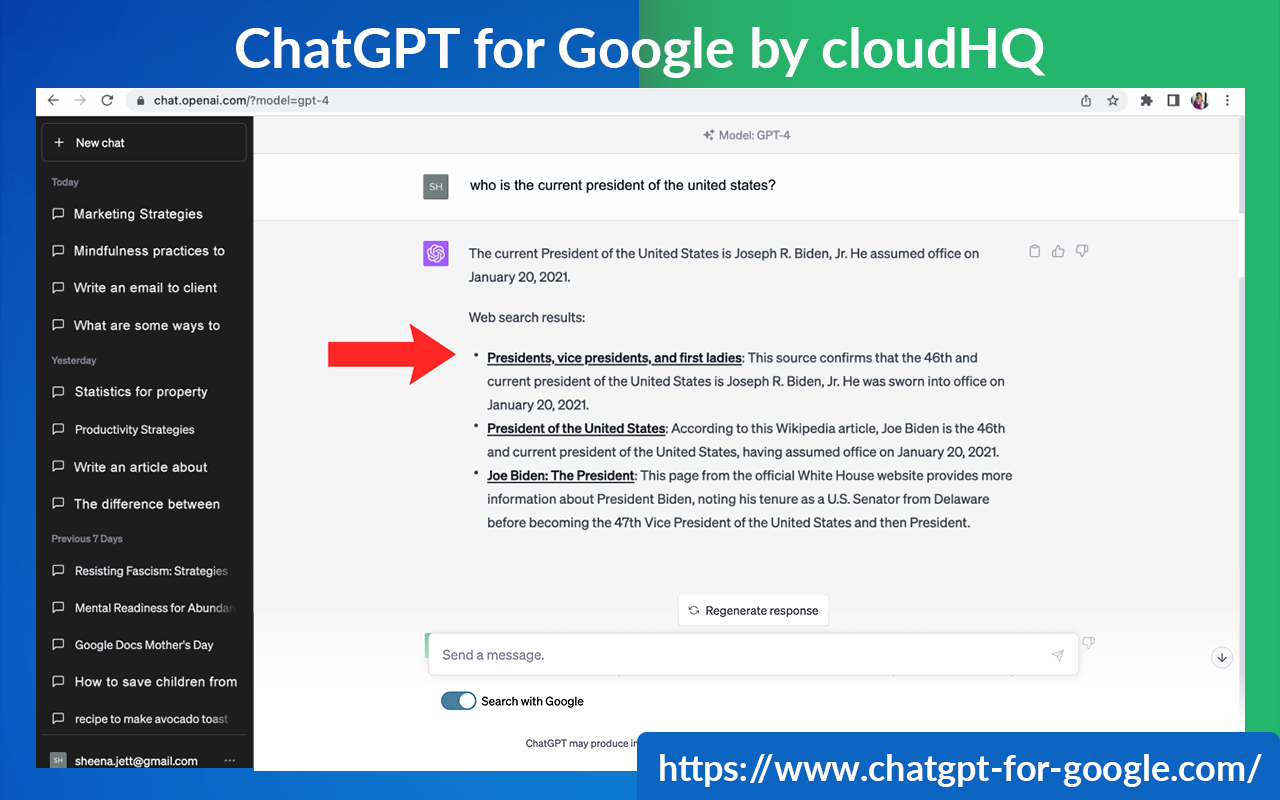 ChatGPT for Google cloudHQ截图5